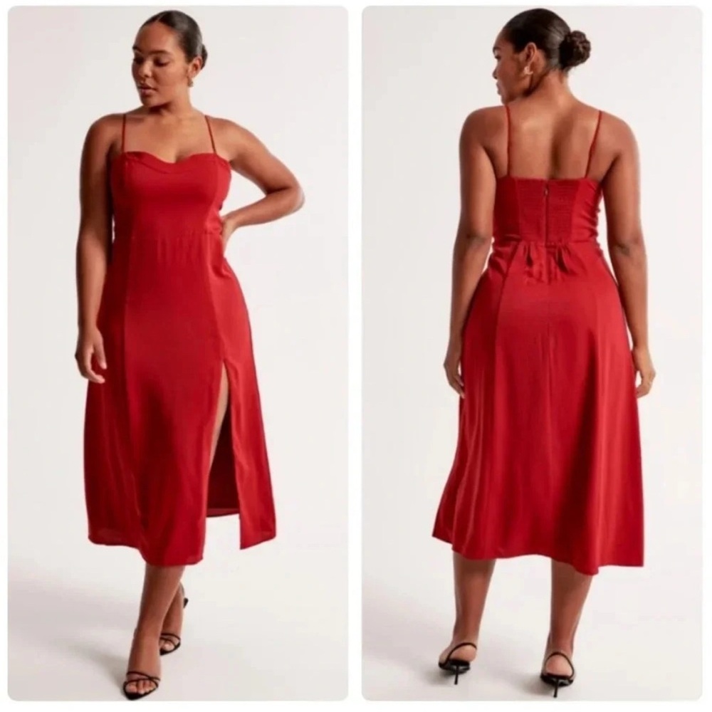 Abercrombie Red Camille Dress